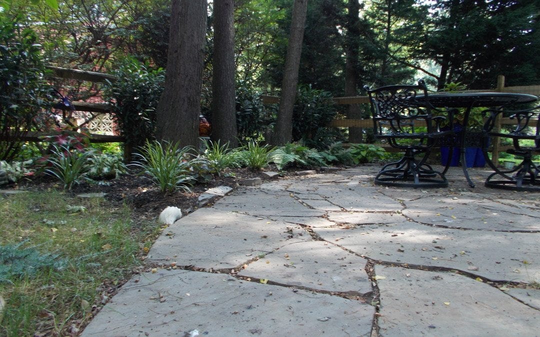 What to put between flagstone joints–polymeric sand or stone dust?