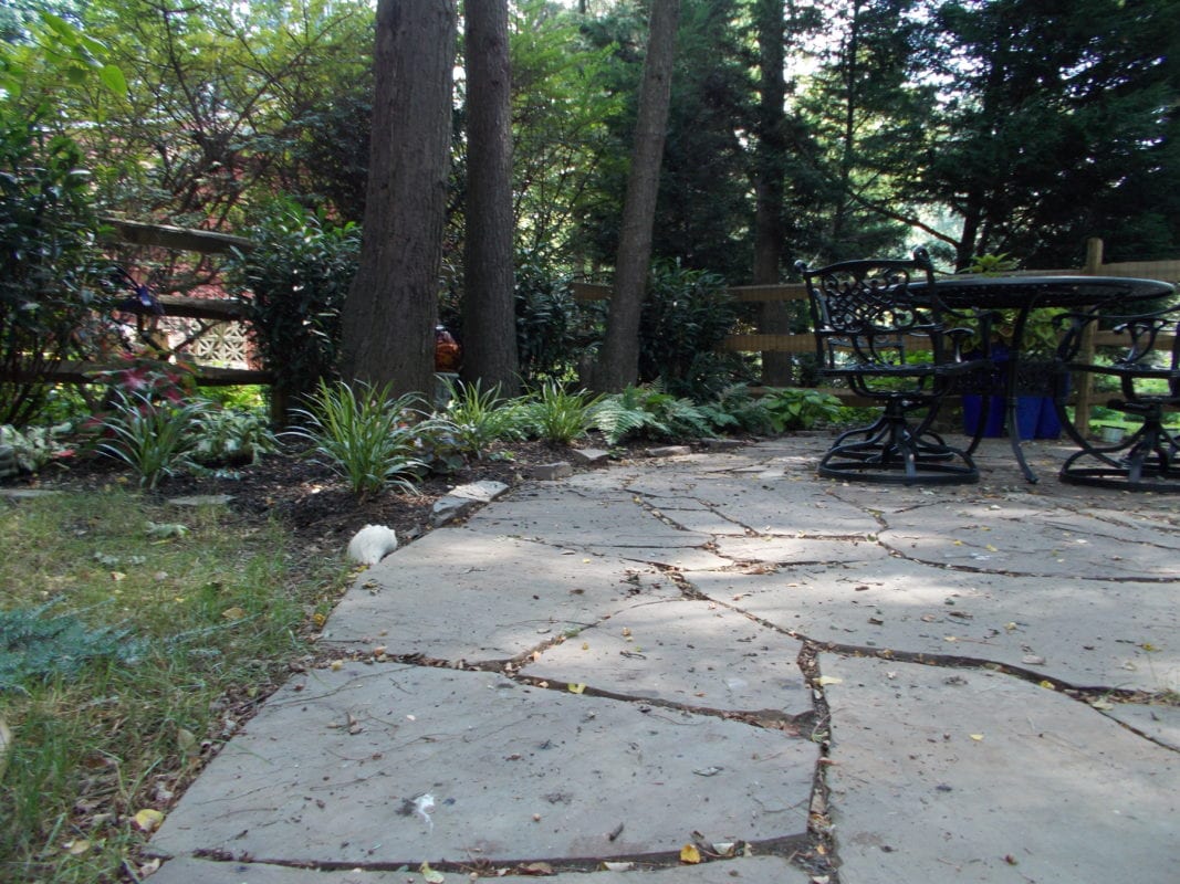 Flagstone Joints Polymeric Sand Or Stone Dust How To