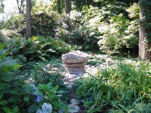 dry stone sphere progress photo