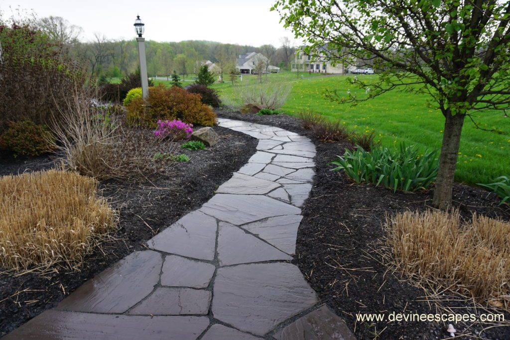  landscape fabric under stone patios