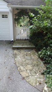 broken Flagstone repair