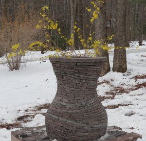 natural material land art orgonite