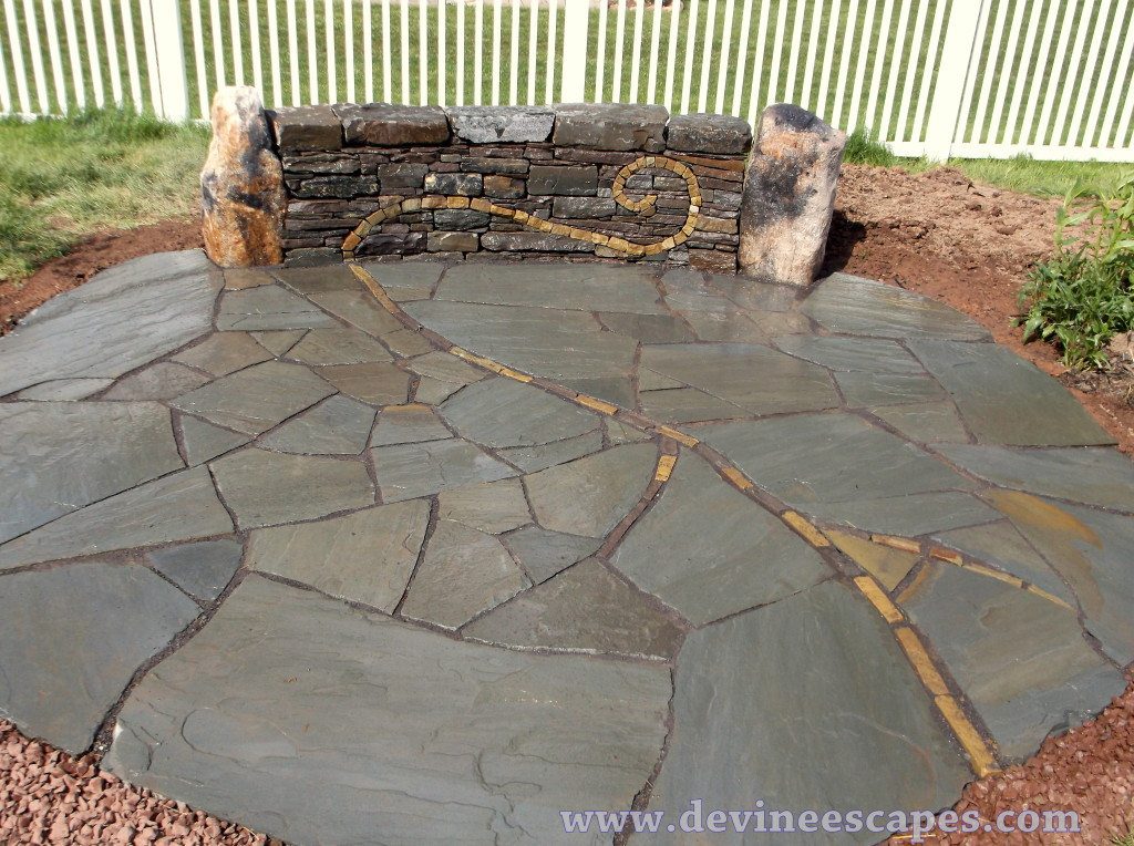 polymeric sand or stone dust for flagstone