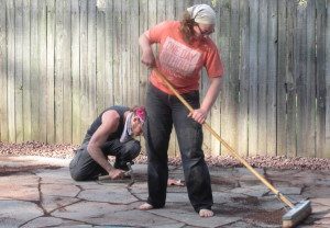 flagstone maintenance