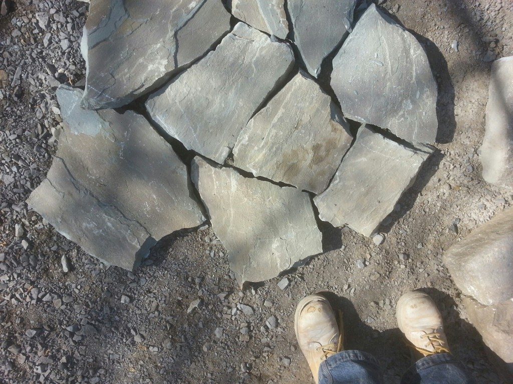 fitting natural flagstone
