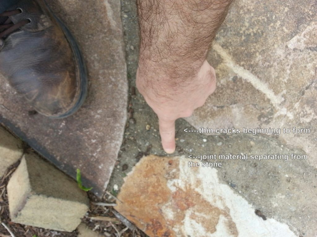 polymeric sand photo for the masonary dumbtionary