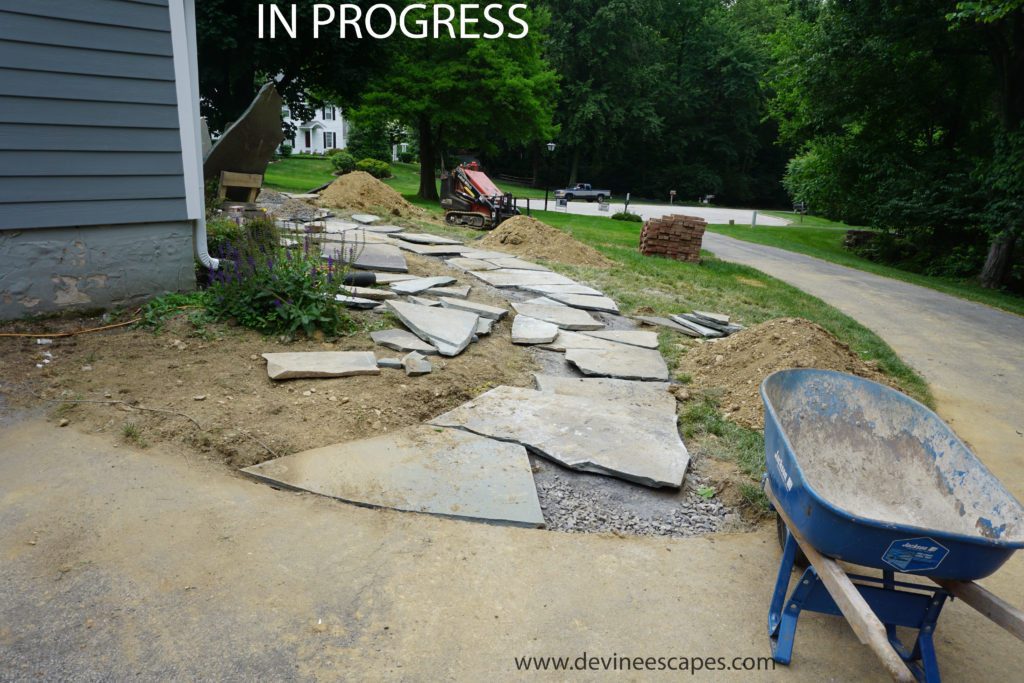 leveling flagstone