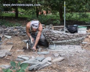 dry stone sphere builder Devin Devine
