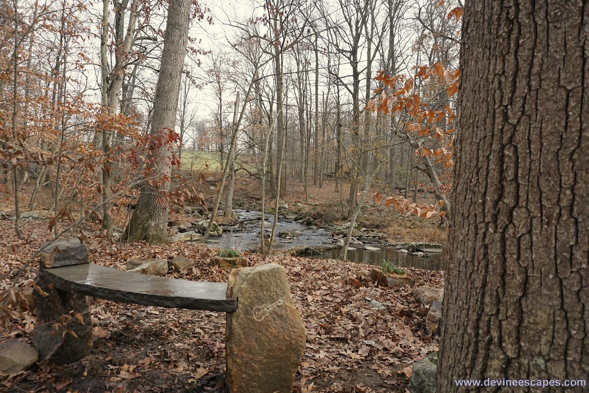 Stone Memorial Bench