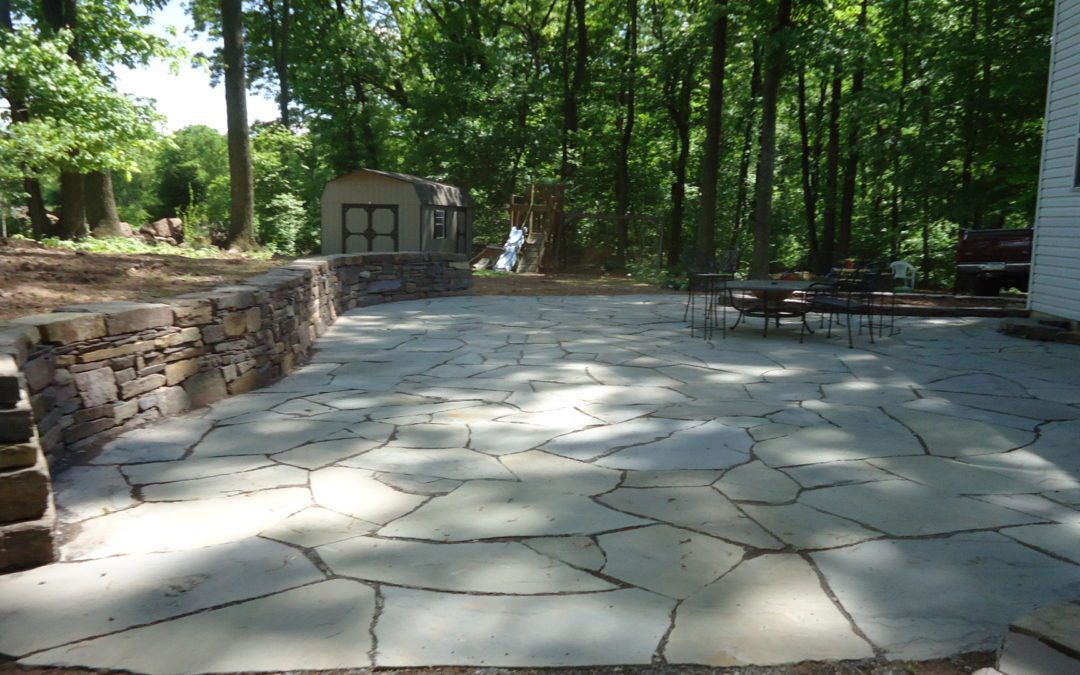 do you follow your own guidelines for flagstone installation?