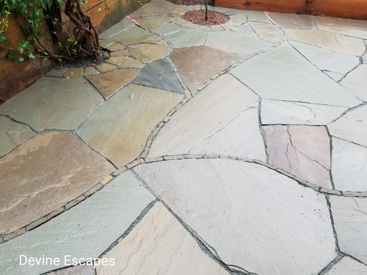 flagstone mosaic