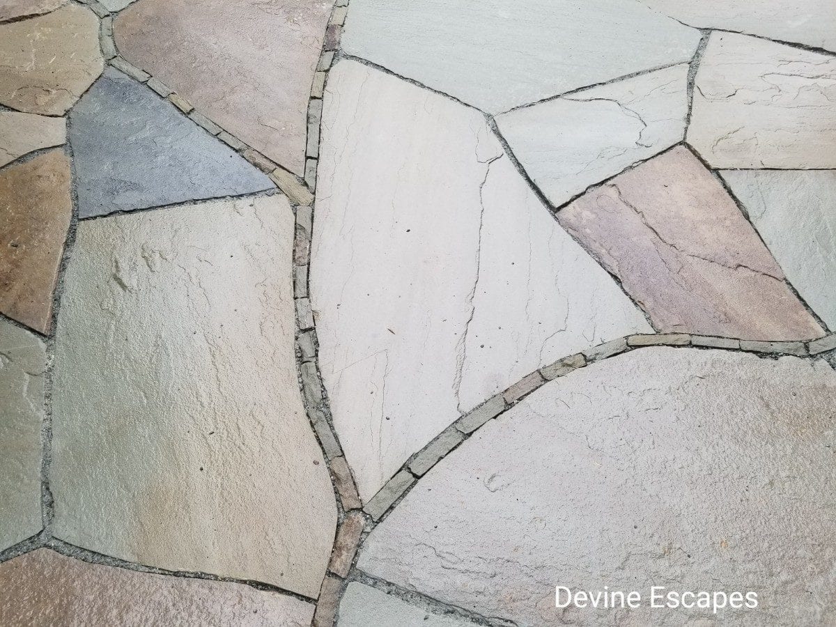 flagstone mosaic