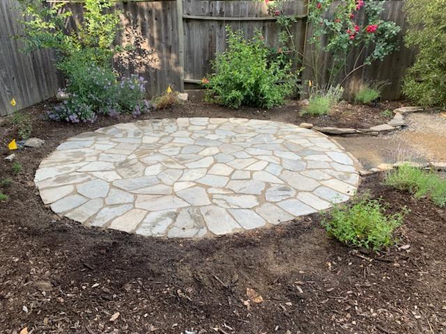 NAPA California stone patio