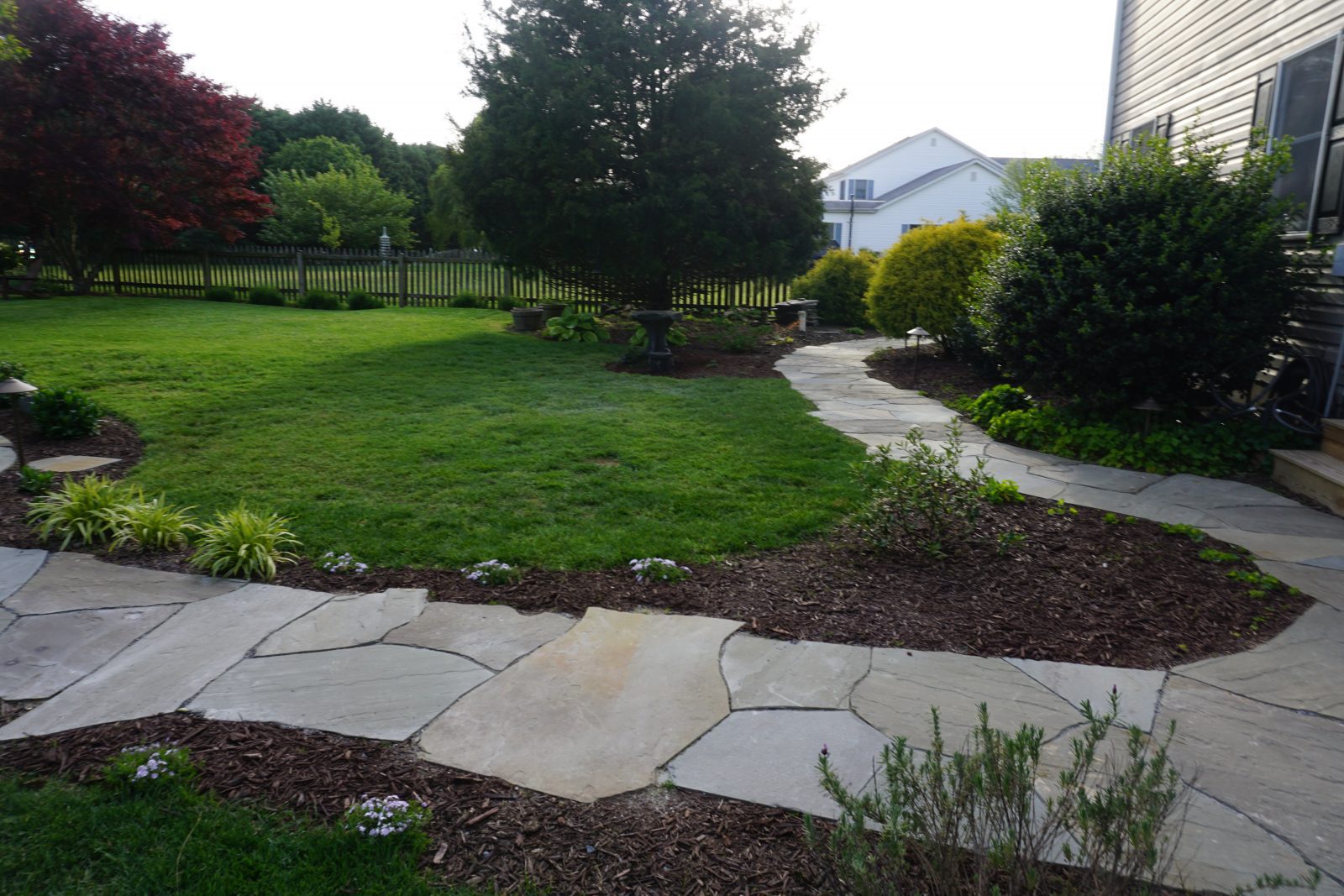 dry laid flagstone installation overview