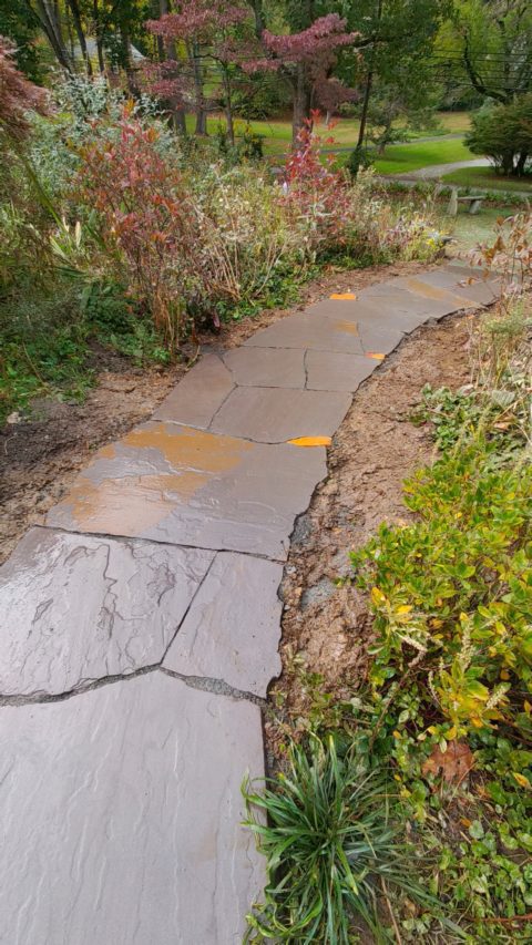 Bluestone Rust Color rusty spots on bluestone | is it possible to