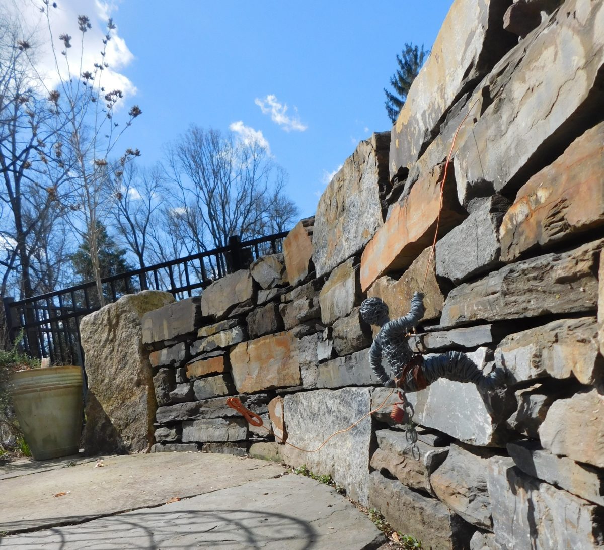 stone wall in Collegeville PA