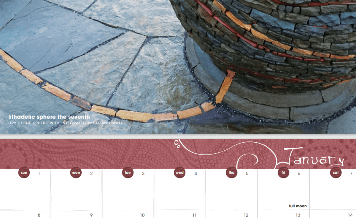 land art calendar