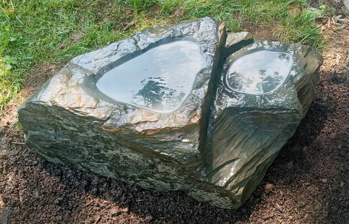 landscape feature bird bath in wayne pa