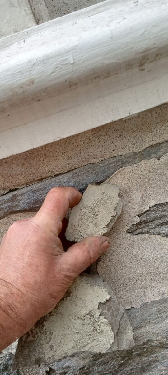 attempting to color match old mortar