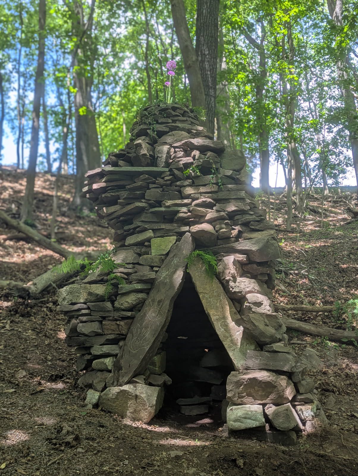 dry stone masonry in Jim Thorpe