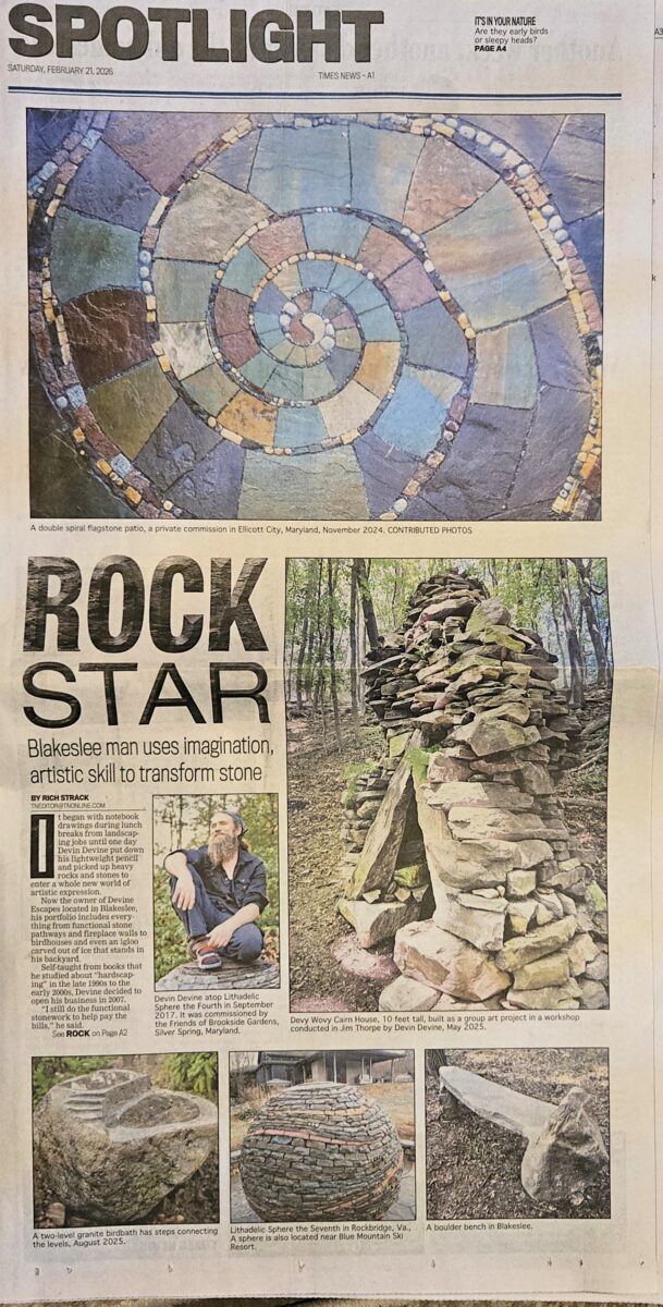 news paper spotlight story rock star