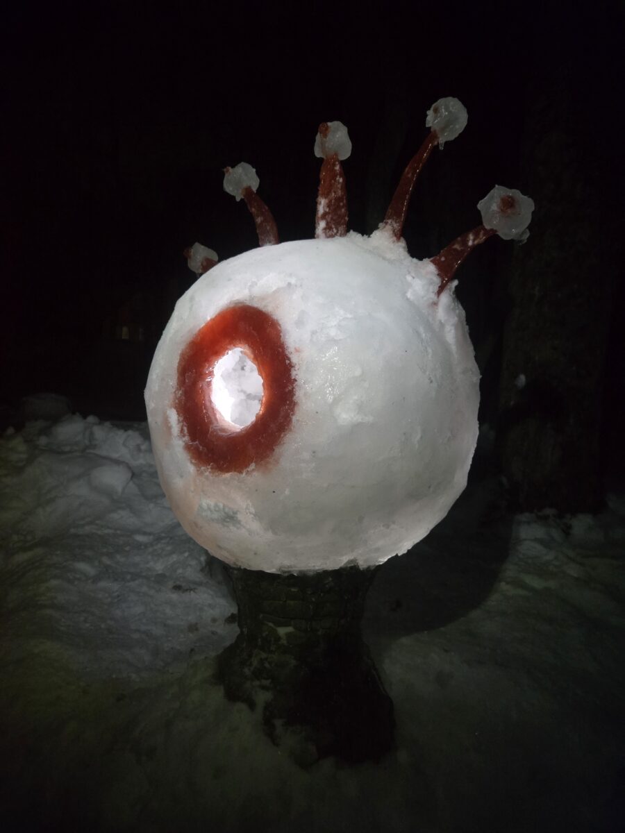 snow sculpture