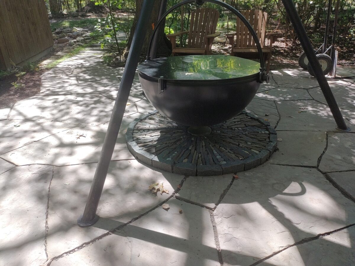 fire pit and patio near Stroudsburg