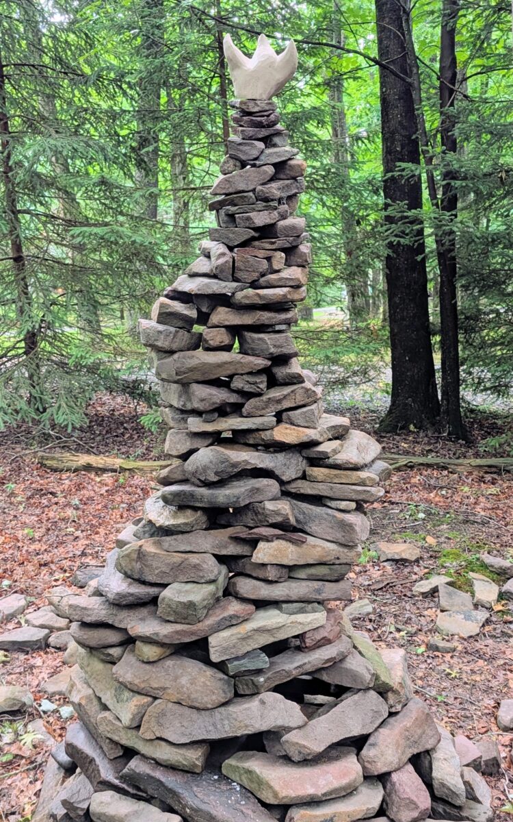 noodle cairn stacked stone rock art ephemeral 