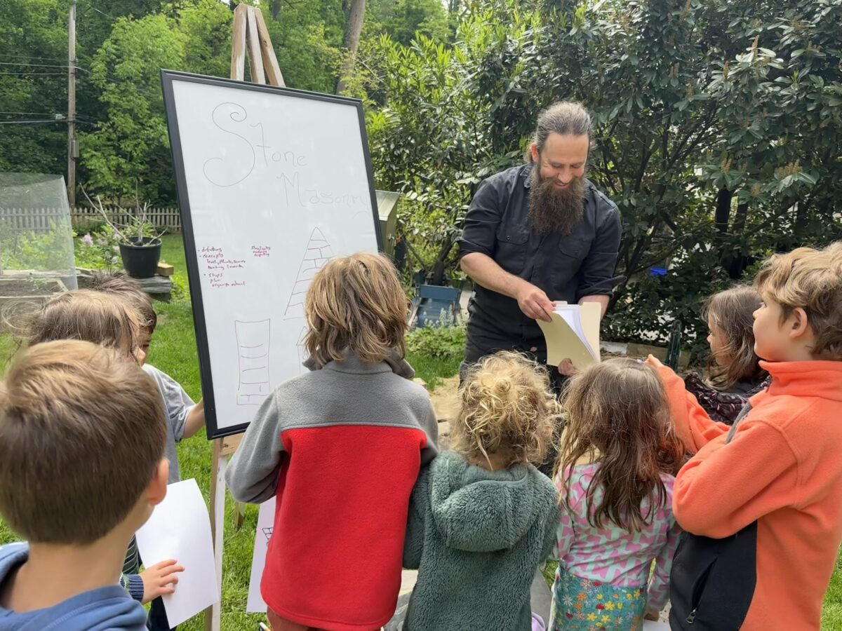spark art school introduction to stone masonry class with Devin Devine