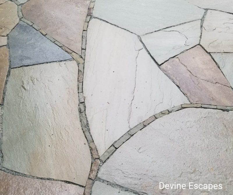 flagstone mosaic